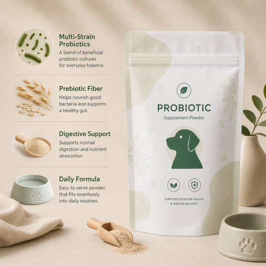 Nutra Paws Dog Probiotic Powder – Bacon Flavor