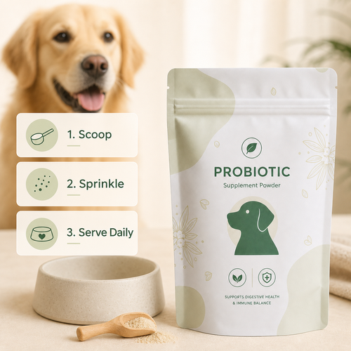 Nutra Paws Dog Probiotic Powder – Bacon Flavor